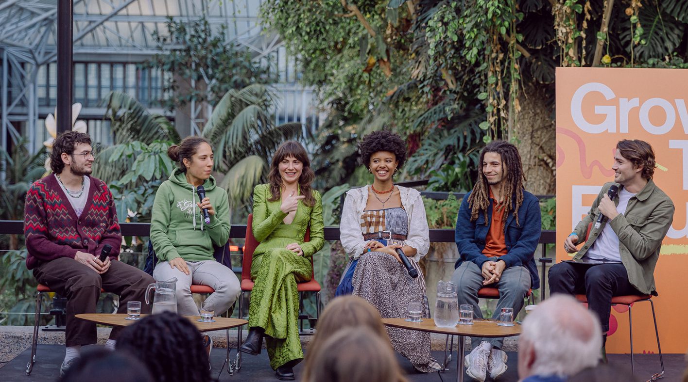 Tayshan Hayden-Smith, Ed Morrison, Poppy Okotcha, Laura Kaestele, Ellen Miles, facilitated by Jack Harries