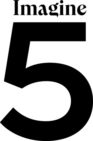 Imagine5 Logo-Stacked (Black)